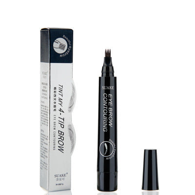 New Micro-carved Four-pronged Eyebrow Pencil