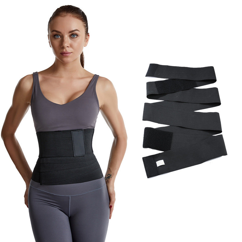 Cross-border Waist Trainer Body Sculpting Wrapping Belt Body Sculpting Belly Belt Corset Belt Ladies Plastic Belt Elastic Belly Belt